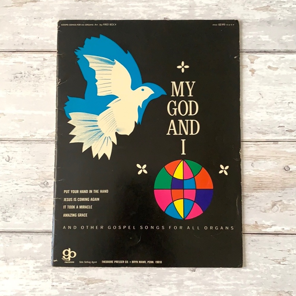 My God & I Gospel Songs Book 1971 Gentry Publications Music Piano Chords